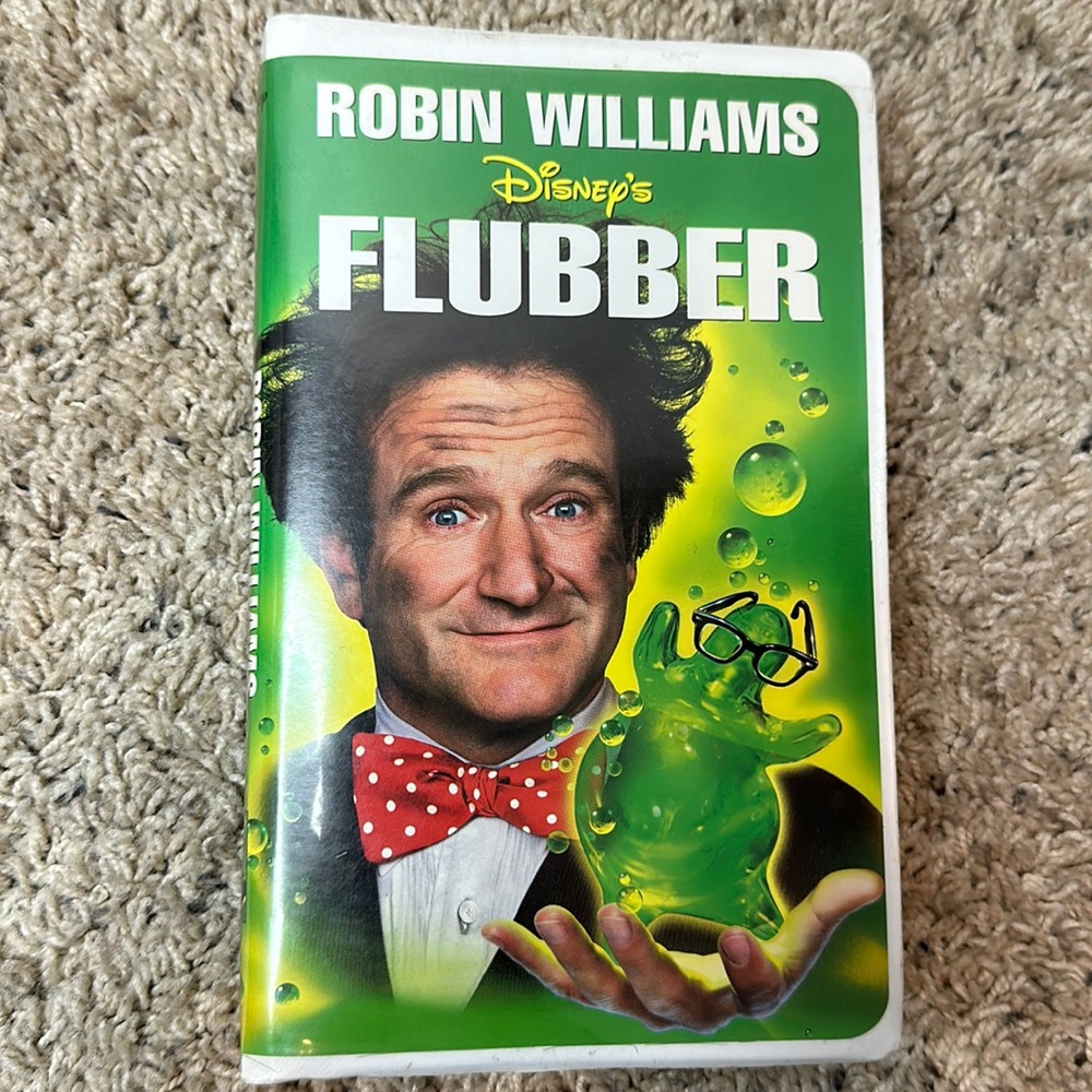 Disney’s Flubber Robin Williams VHS Tape